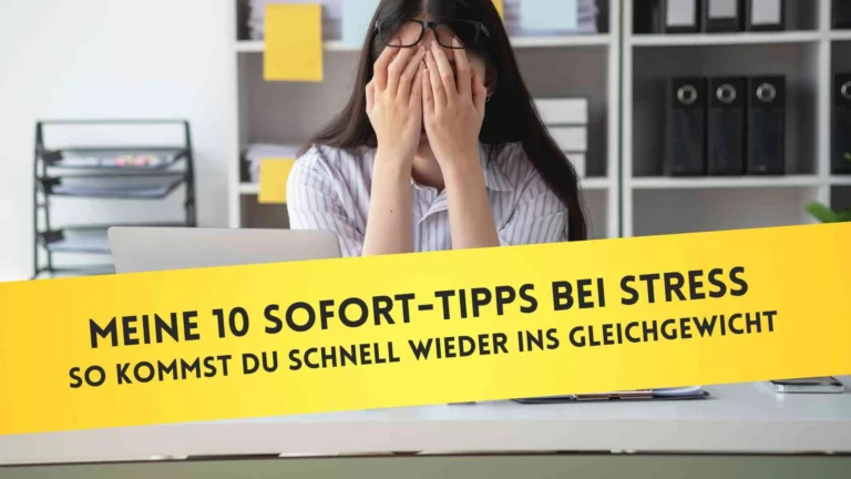 Schnelle Tipps gegen Stress